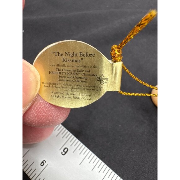 The Night Before Kissmas Mice Ornament By Bradford Exchange Enesco Sweet & Charm - Picture 6 of 7